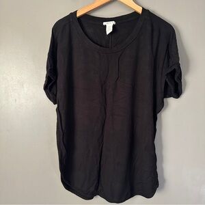 Matty M Black Women's scoop neck Top